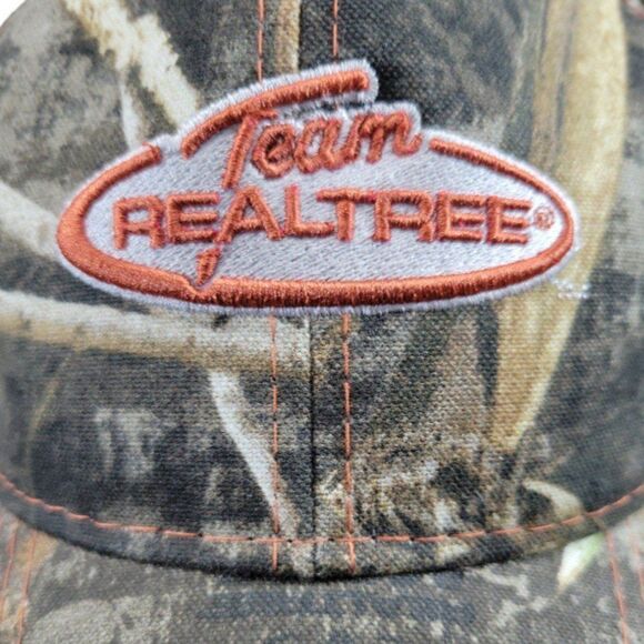 Team Realtree Hat OSFM By Outdoor Cap Adjustable Strap Camouflage Embroidery EUC - Picture 2 of 8